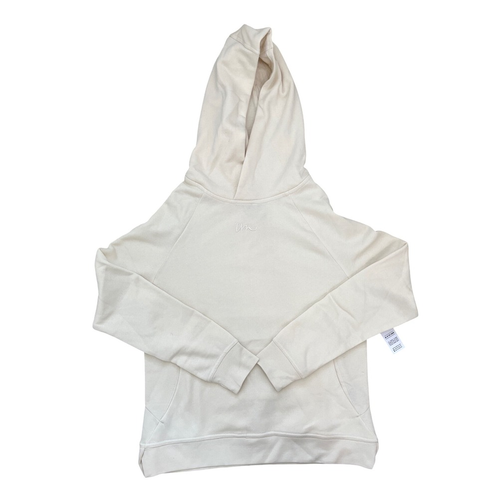 im Womens Cream Long Sleeve‎ Hooded Sweatshirt Casual Pullover Top Size Small